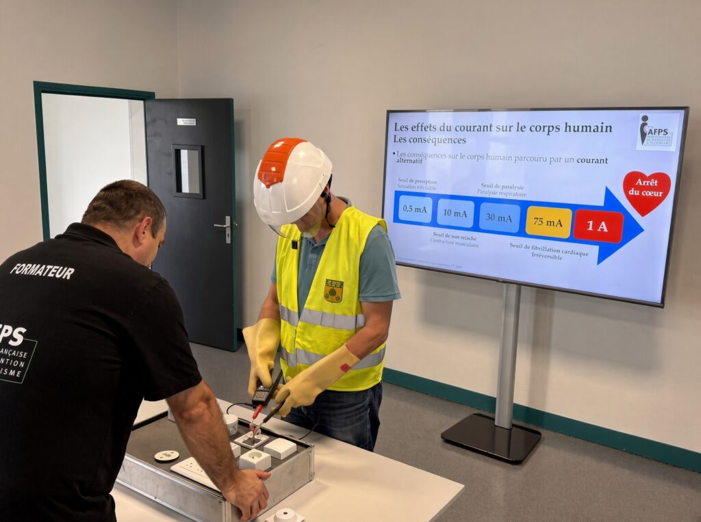 Formation habilitation électrique AFPS